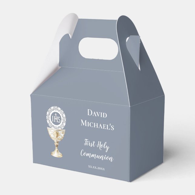 Caja Para Regalos Chalice Host First Holy Communion (Front Side)