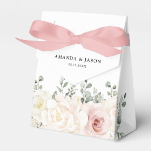 Caja Para Regalos Champán Ivory Rubor Boda de la vegetación floral r