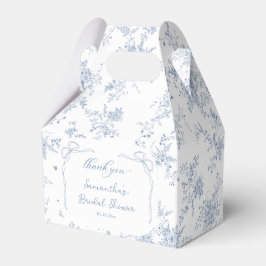 Caja Para Regalos Champán Nupcial "Something Blue"