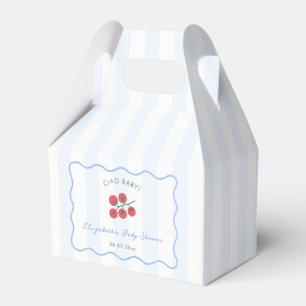 Caja Para Regalos Chao Bebé Tema de Tomate Italiano Baby Shower