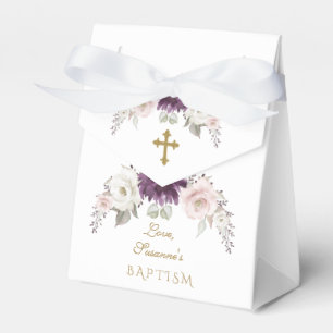 Caja Para Regalos Charm Lavender Flores Rubor rosadas Monograma baut