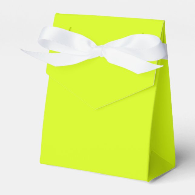 Caja Para Regalos Chartreuse Color sólido amarillo (Front Side)