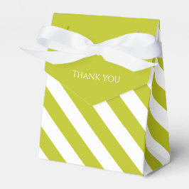 Caja Para Regalos Chartreuse Rayado 