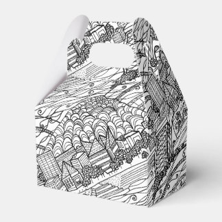 Caja Para Regalos Chattanooga Whimsy Black and White