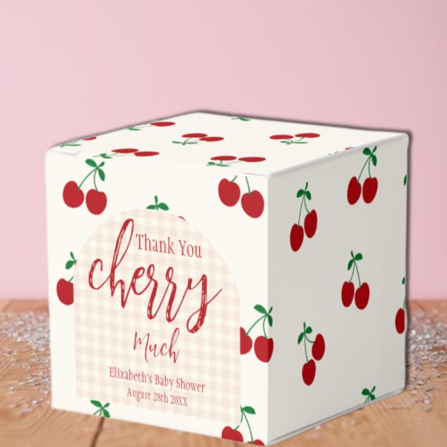 Caja Para Regalos Cherries Baby Shower (Subido por el creador)