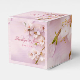 Caja Para Regalos Cherry Blossom Elegant Wedding Favor Box