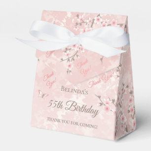 Caja Para Regalos Cherry Blossom Rubor Pink Birthday Favor Box
