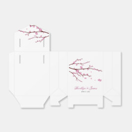 Caja Para Regalos Cherry Blossom Wedding Favor Box Tent