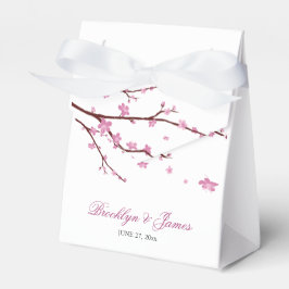 Caja Para Regalos Cherry Blossom Wedding Favor Box Tent