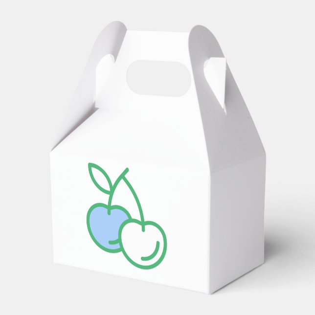 Caja Para Regalos Cherry Delight Favor Box (Front Side)
