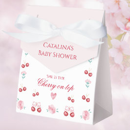 Caja Para Regalos Cherry On Top Blossom Baby Shower Favbox