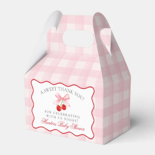Caja Para Regalos Cherry Sweet Pink Coquette Baby Shower Favorito Bo