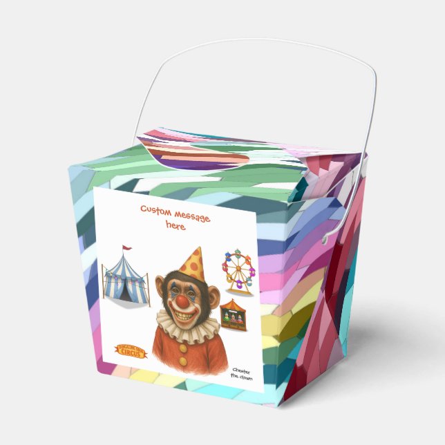 Caja Para Regalos Chester the chimp clown (Front Side)