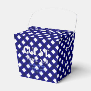 Caja Para Regalos Chex 4-DARK BLUE-PARTY FAVOR BOX, eliminar estilo