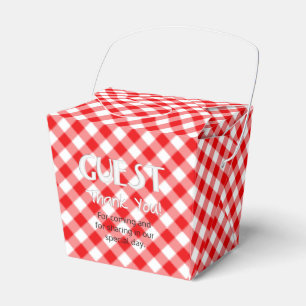 Caja Para Regalos CHex 5-RED-PARTY FAVOR BOX, eliminar estilo