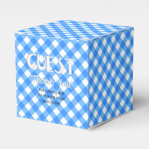 Caja Para Regalos CHex 6-PASTEL BLUE-PARTY FAVOR BOX, cuadrado