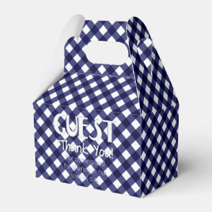 Caja Para Regalos CHex 9-BLUE-PARTY FAVOR BOX, estilo gable