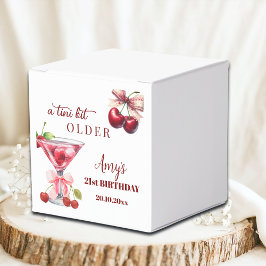 Caja Para Regalos Chic A Tini Bit Older Cherry Martini 21st Birthday