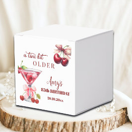 Caja Para Regalos Chic A Tini Bit Older Cherry Martini 85th Birthday