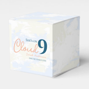 Caja Para Regalos Chic Bridal Shower Caprichosa Nube 9 Pastel