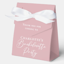 Caja Para Regalos Chic Dusty Rose Pink Custom Bachelorette Party