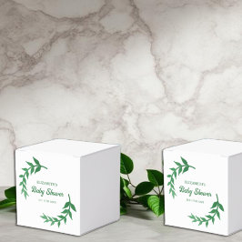 Caja Para Regalos Chic Fiesta de Bebé con Vegetación