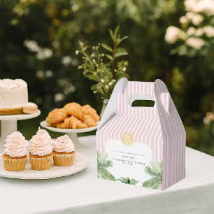 Caja Para Regalos Chic Retro Palm Springs Baby Shower 