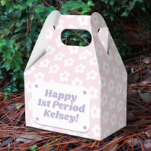 Chica adolescente Feliz primer periodo Fiesta Flor