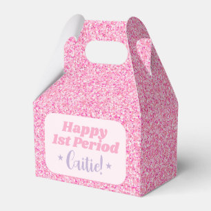 Caja Para Regalos Chica adolescente Purpurina rosado pequeño Fiesta