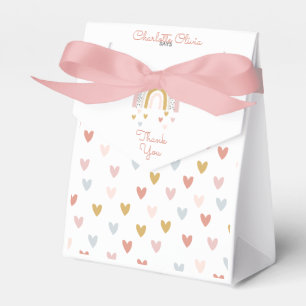 Caja Para Regalos Chica arcoiris enmudecido primero Fiesta de cumple