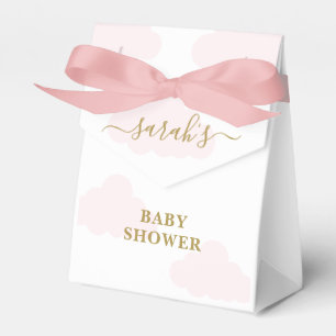 Caja Para Regalos Chica Baby Shower de nube rosa