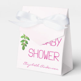 Caja Para Regalos Chica Baby Shower Pink Purple Dahlia