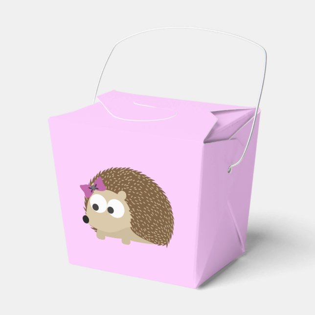 Caja Para Regalos Chica Cute Hedgehog (Front Side)