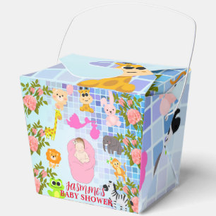 Caja Para Regalos Chica de Boho de Boho de los Animales Florales de 