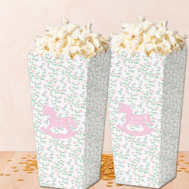 Caja Para Regalos Chica de caballo mecedor rosa Baby Shower