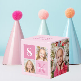 Caja Para Regalos Chica de cumpleaños feliz Personalizado foto Fie
