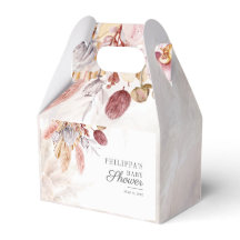 Chica de Flores Secas Boho Pampas Baby Shower