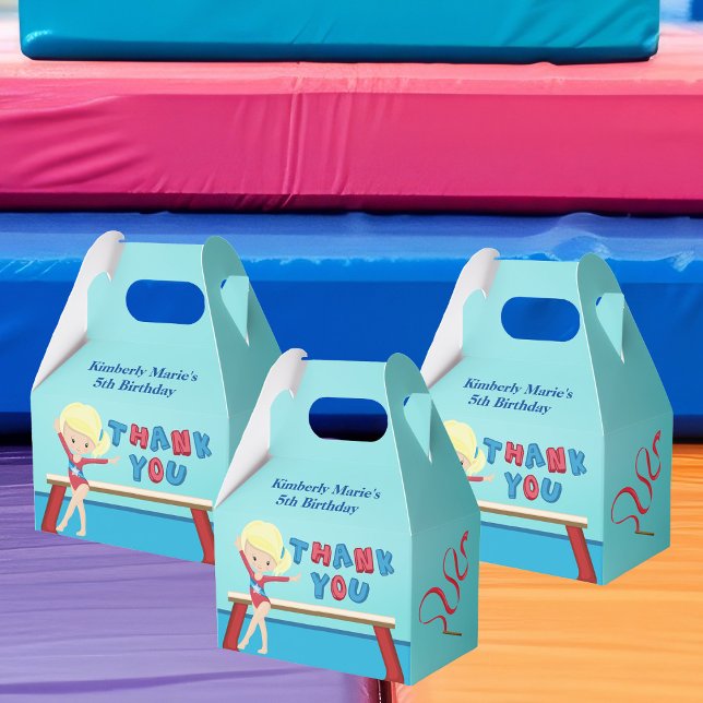 Caja Para Regalos Chica de Gimnasia Cute Fiesta de Cumpleaños de la  (Subido por el creador)