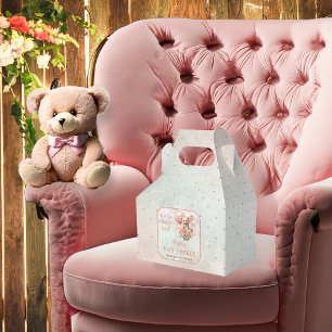 Caja Para Regalos Chica de globos de oseo Teddy Bear espera a Baby S