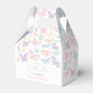 Caja Para Regalos Chica de mariposa pastel primer cumpleaños Fiesta
