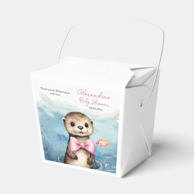 Caja Para Regalos Chica de Otter para bebés (Front Side)