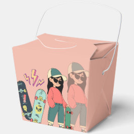 Caja Para Regalos Chica de patinaje