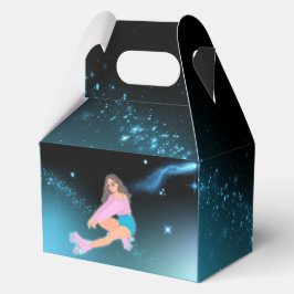 Caja Para Regalos Chica de patinaje sobre vías navegables