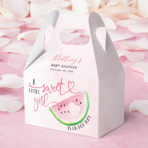 Caja Para Regalos Chica de sandía Baby Shower rosa