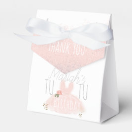 Caja Para Regalos Chica de Tutú Mínimo Cumpleaños Cumple Dos Brillo