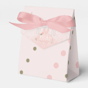 Caja Para Regalos Chica de Tutú Mínimo Cumpleaños Cumple Dos Brillo 