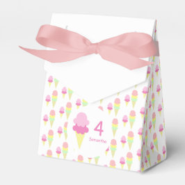 Caja Para Regalos Chica Ice Cream Cumpleaños