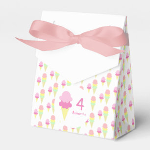 Caja Para Regalos Chica Ice Cream Cumpleaños