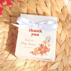 Caja Para Regalos Chica Love Bug Retro Baby Shower Gracias