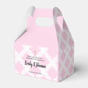 Caja Para Regalos Chica Nombre personalizado Primera comunicación ro